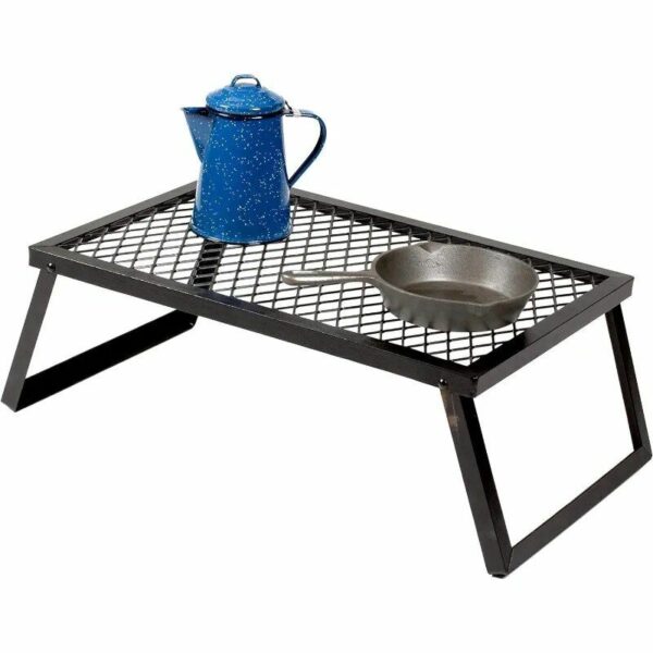 Heavy Duty Steel Camp Grill for Open Flame Cooking - Image 5