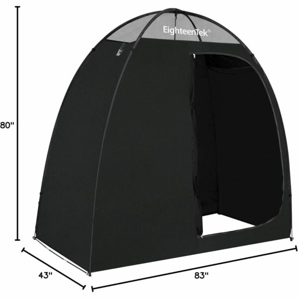 Camping Shower Tent Changing Room - 2 Rooms, UV Protection, Portable - Image 3