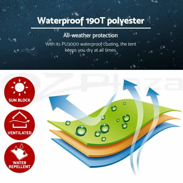 Instant Setup 3-4 Person Outdoor Tent - Image 5