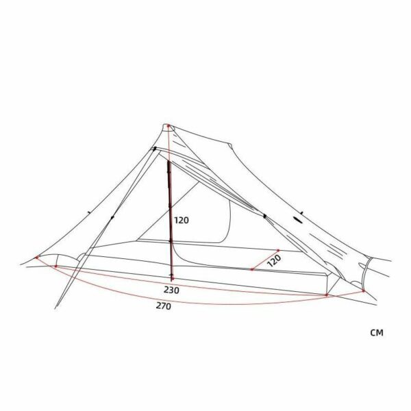 2-Person Outdoor Ultralight Camping Tent - 3 Season Pro Gear - Image 6