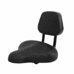 Comfort Plus Faux Leather Bike Saddle with Backrest