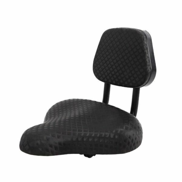 Comfort Plus Faux Leather Bike Saddle with Backrest