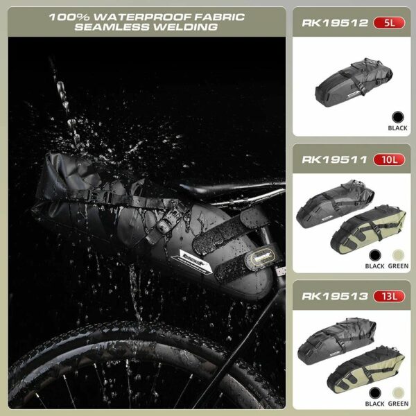 Waterproof Bike Saddle Bag - Image 4