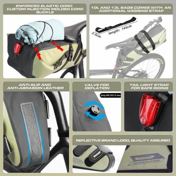 Waterproof Bike Saddle Bag - Image 5