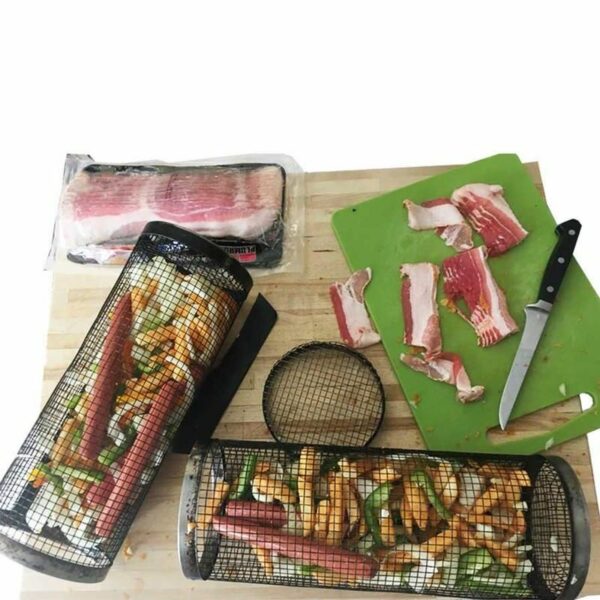 Stainless Steel BBQ Grilling Basket - Image 7