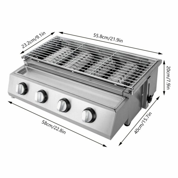 Stainless Steel Propane Gas Grill - Image 3