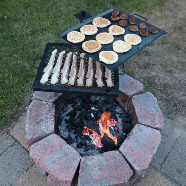 Ultimate Camping Gravity Combo Grill & Skillet - Image 2