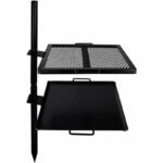 Ultimate Camping Gravity Combo Grill & Skillet
