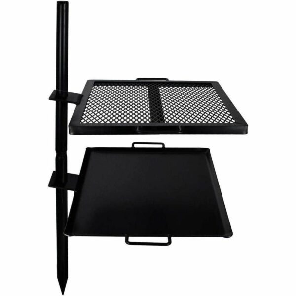 Ultimate Camping Gravity Combo Grill & Skillet