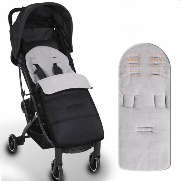 Baby Cozy Stroller Sleeping Bag - Windproof, Warm & Universal Fit - Image 3