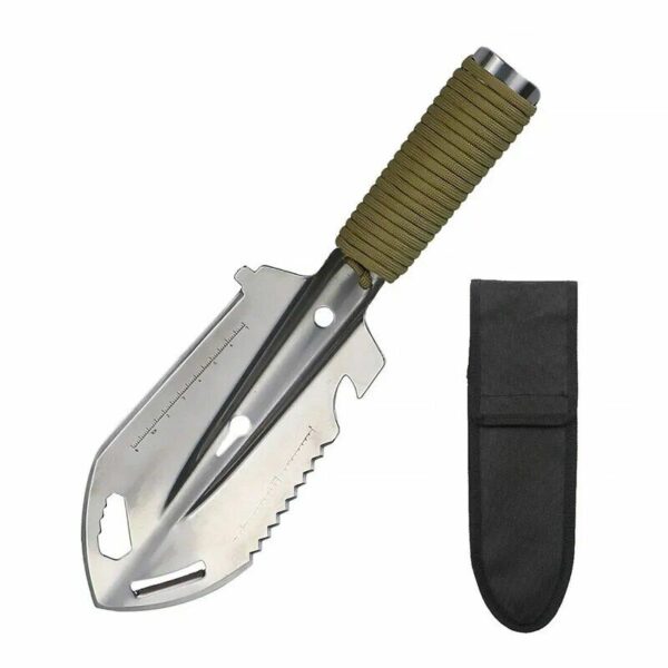 Compact 7-in-1 Multifunctional Survival Shovel for Camping, Hiking & Outdoor Adventures - Image 4