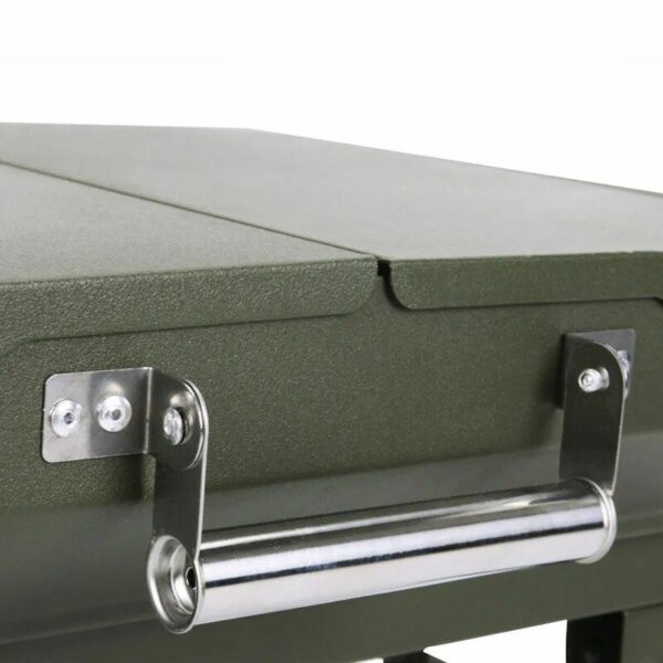 Large Portable Charcoal BBQ Grill - Foldable Outdoor Stove for Camping and Picnic, Ideal for 3-5 People - Image 4