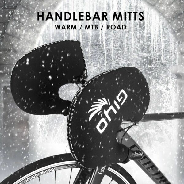 Thermal Cycling Handlebar Mittens with Reflective Safety Strip - Image 3