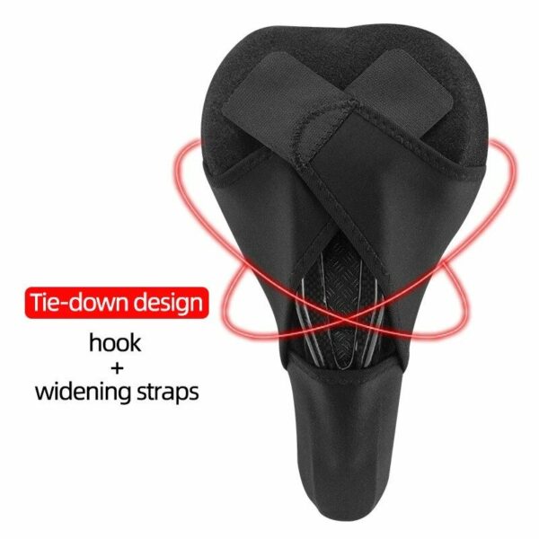 Enhanced Comfort MTB Cycling Saddle Cover with Liquid Silicone & Memory Foam - Image 3