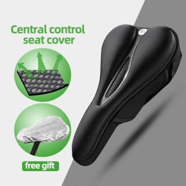 Enhanced Comfort MTB Cycling Saddle Cover with Liquid Silicone & Memory Foam - Image 6