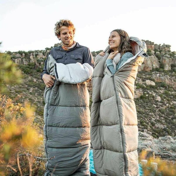 Lightweight & Warm Envelope Sleeping Bag for Spring & Autumn Camping - Image 7